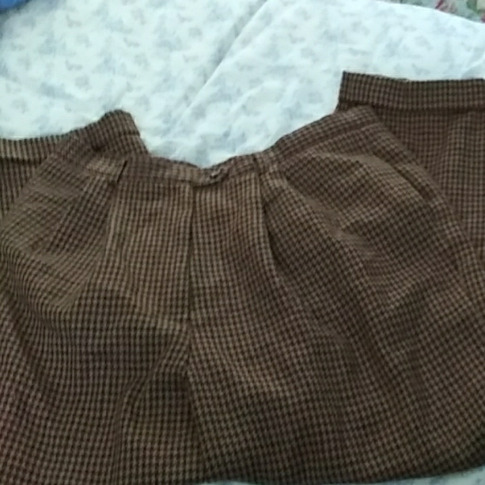 Talbots wool cropped dress slacks